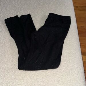 Cat & Jack Black Glitter Leggings